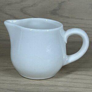 Vtg Syracuse China Miniature Individual Restaurant ware Creamer White Ceramic